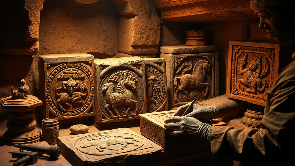 extra indus valley seal carving workshop 09