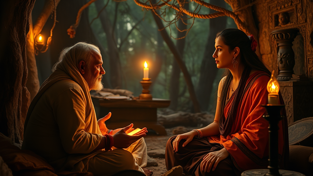 extra woman sage maitreyi philosophical dialogue with yajnavalkya 01