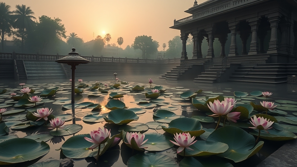 lotus pond sacred