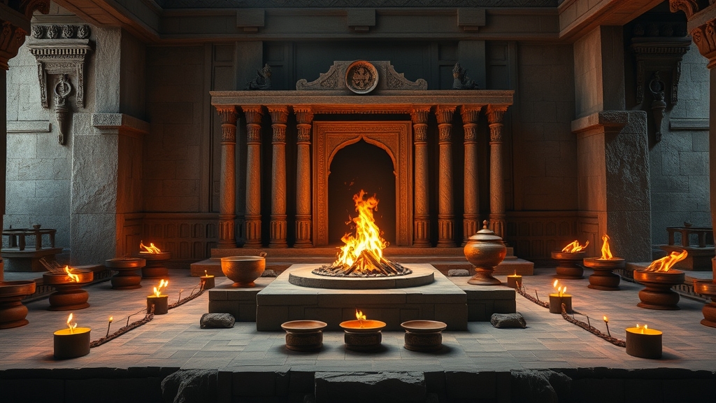 yagna fire ritual